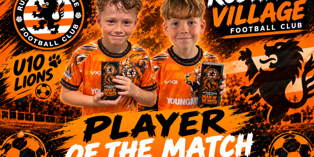 U10 Lions Player of the Match
